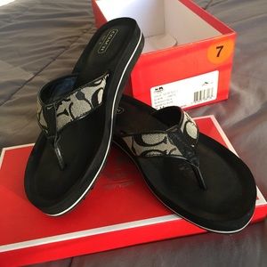 Coach Flip Flops